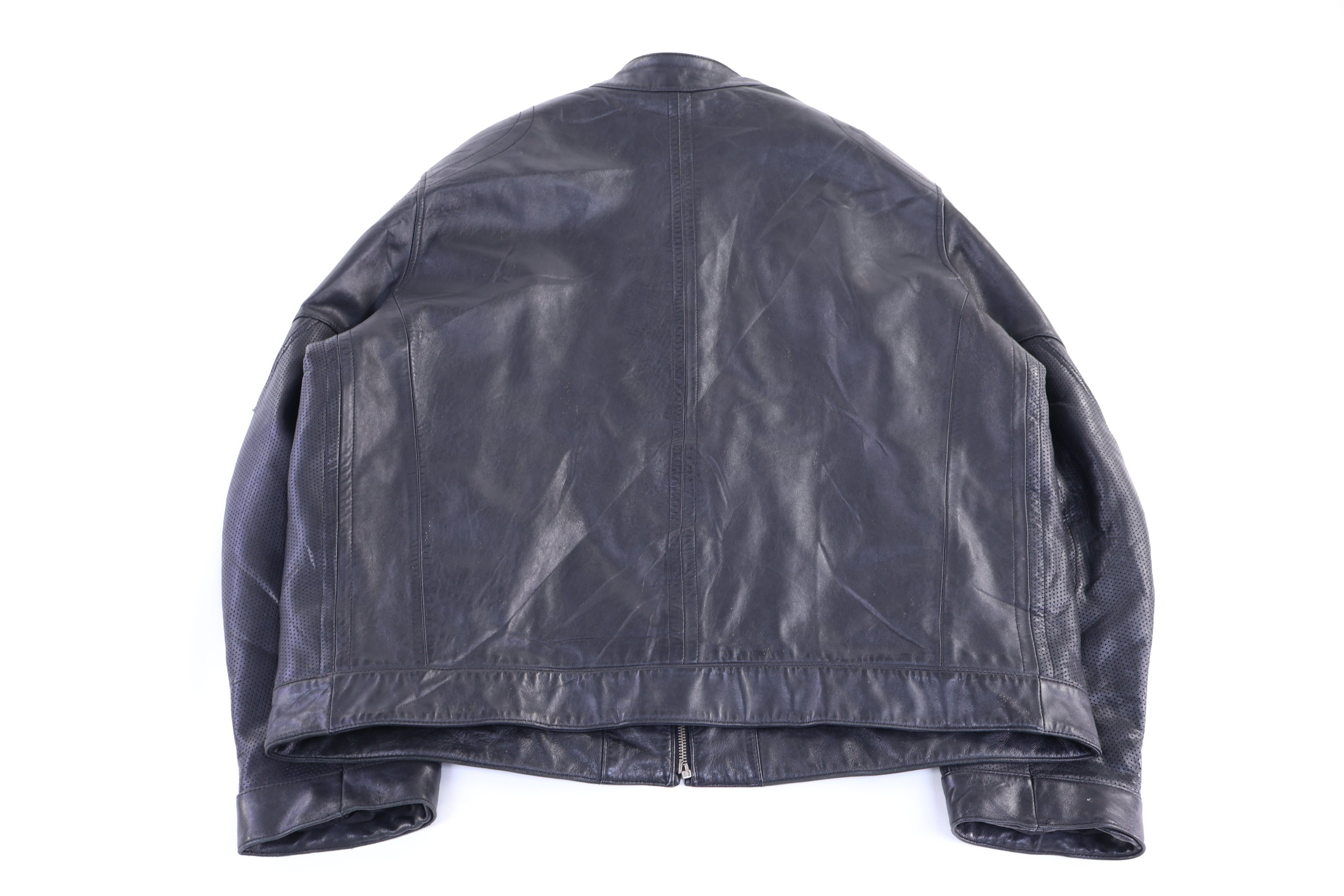 Charles Klein Full Zip Leather Jacket