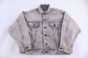90's Levi's Grey Denim Trucker Jacket
