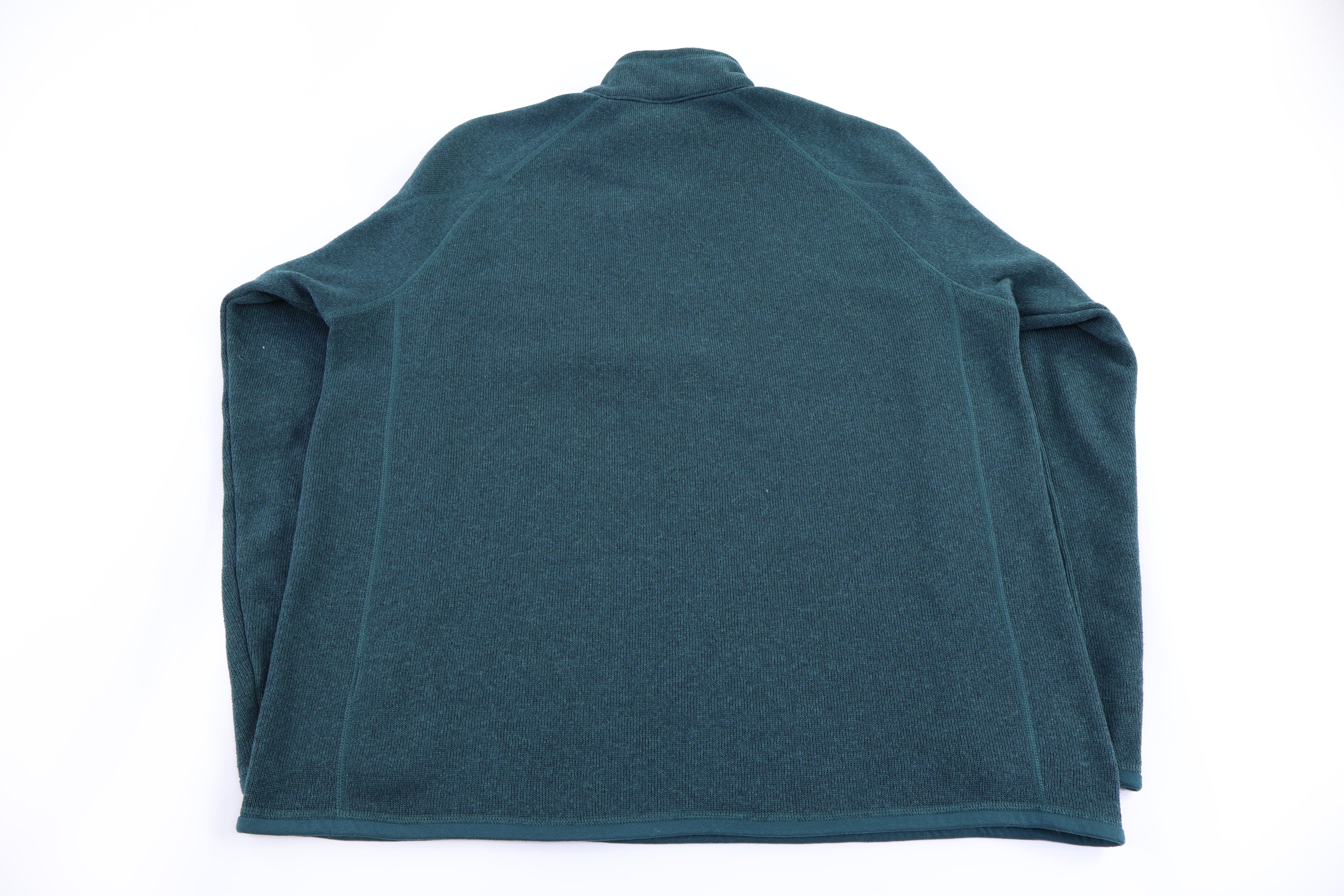Patagonia Logo Patch Green Quarter Zip Pullover