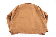 Carhartt Logo Patch Tan Blanket Lined Detroit Jacket