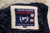 Vintage Phat Farm Full Snap Bomber Jacket