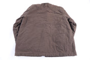 Carhartt Logo Patch Brown Full Zip Jacket