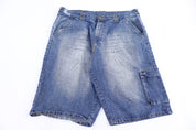 Y2K Kani Gold Medium Wash Denim Shorts