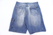 Y2K Kani Gold Medium Wash Denim Shorts