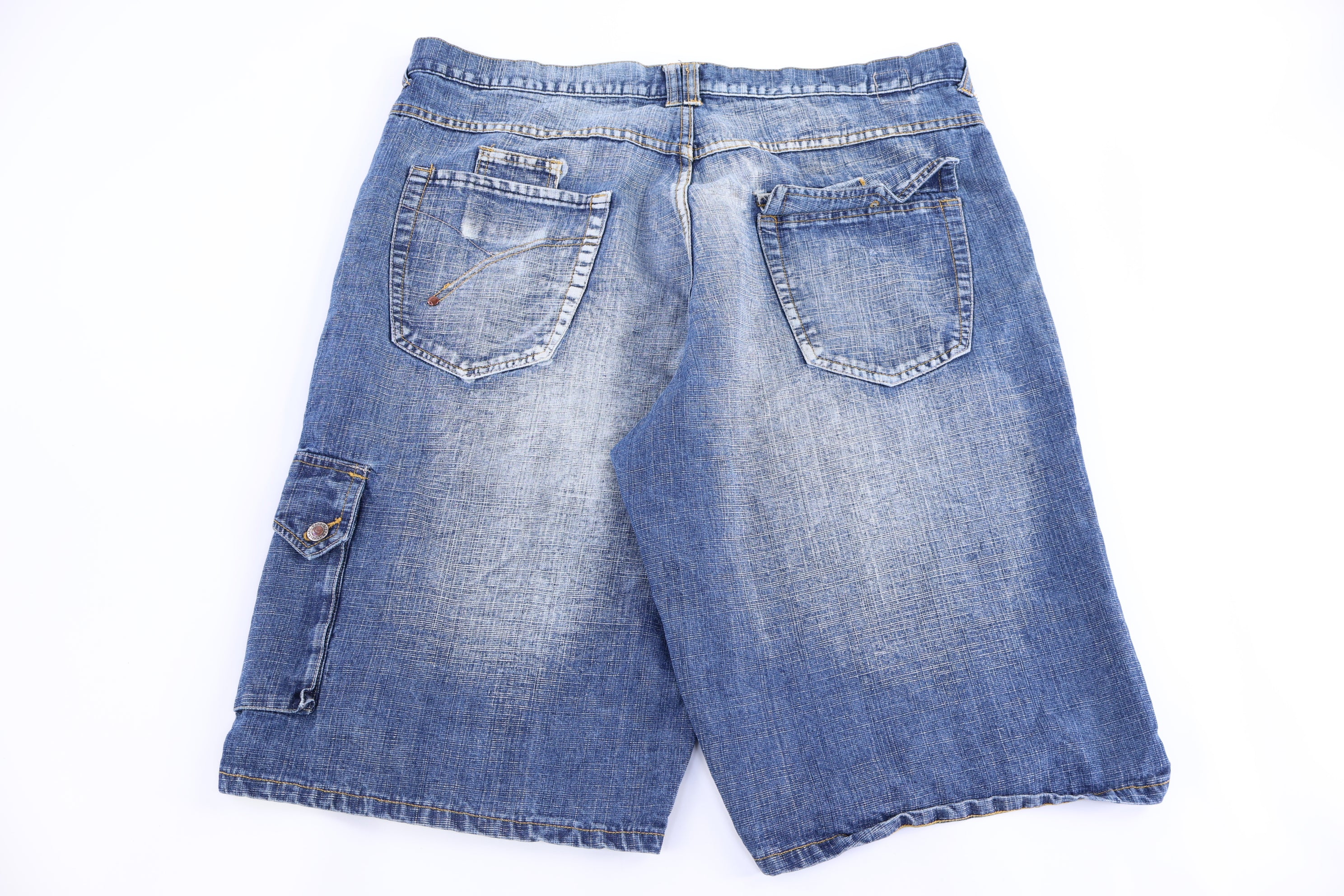 Y2K Kani Gold Medium Wash Denim Shorts