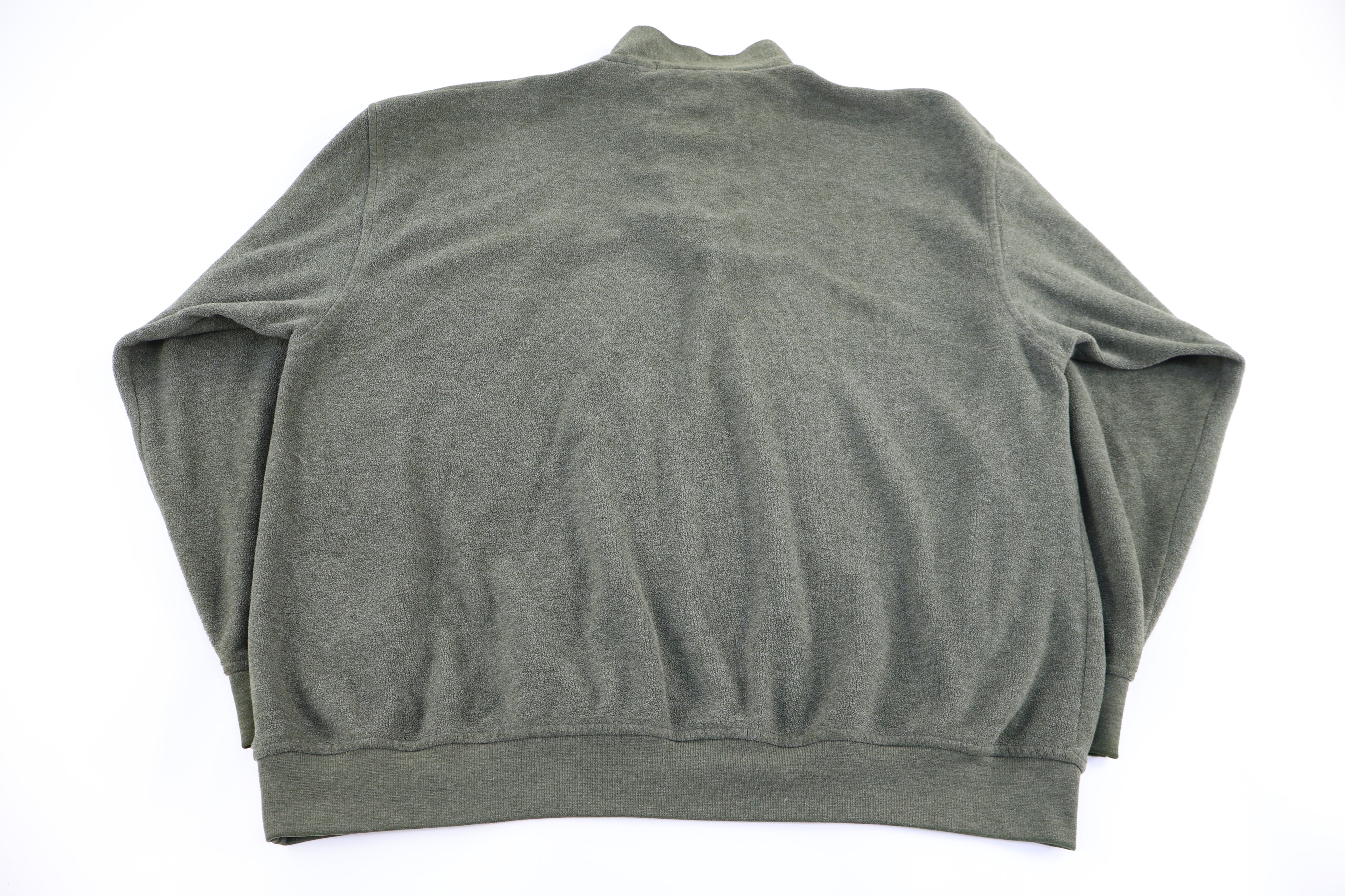 Vintage Tommy Hilfiger Embroidered Logo Green Pullover Sweater