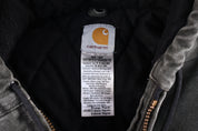 Carhartt Logo Patch Green Full Zip Jacket