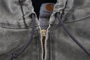 Carhartt Logo Patch Green Full Zip Jacket