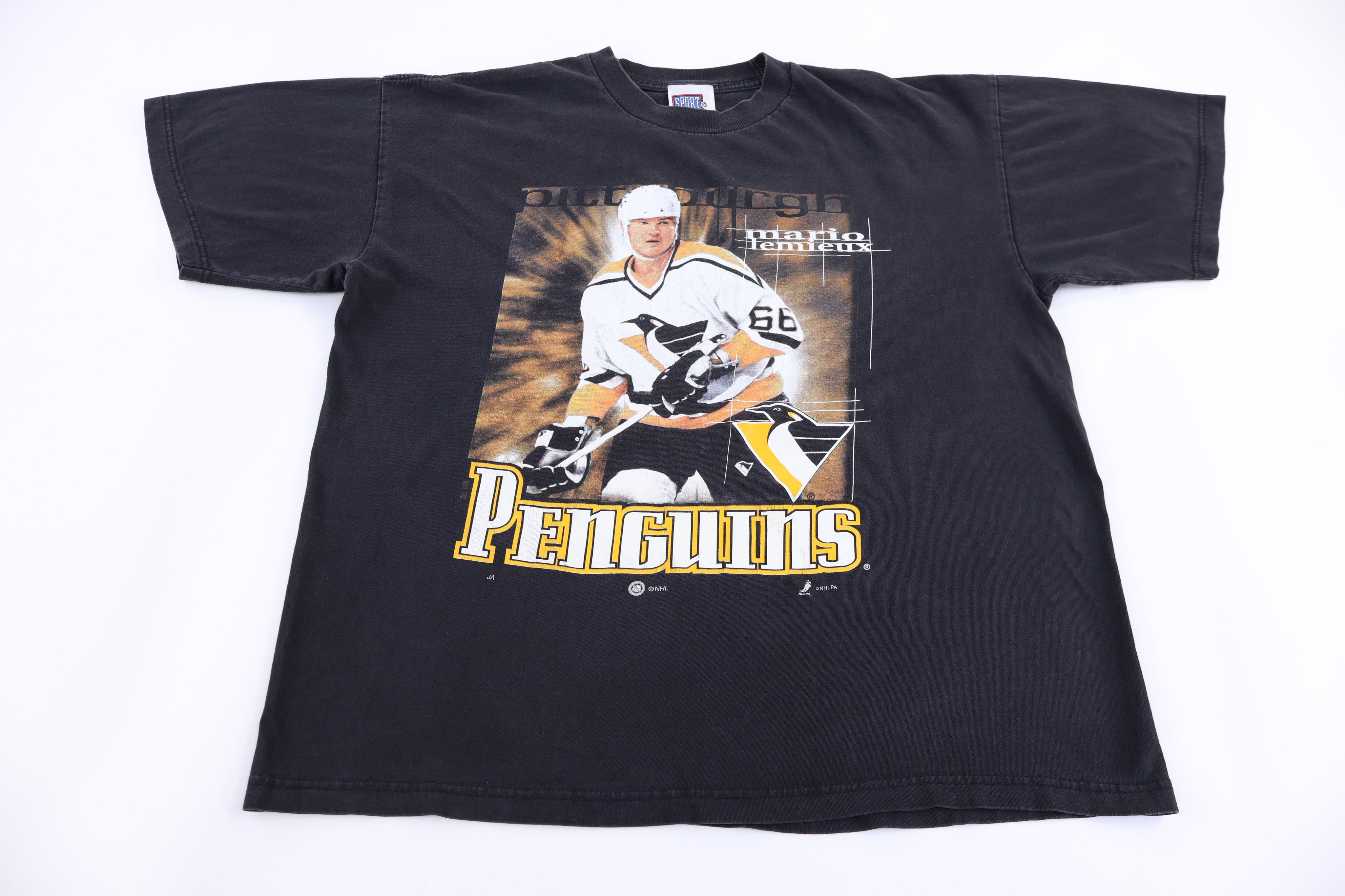 90's Mario Lemieux Pittsburgh Penguins T-shirt