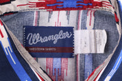 90's Wrangler Aztec Pattern LS Button Down