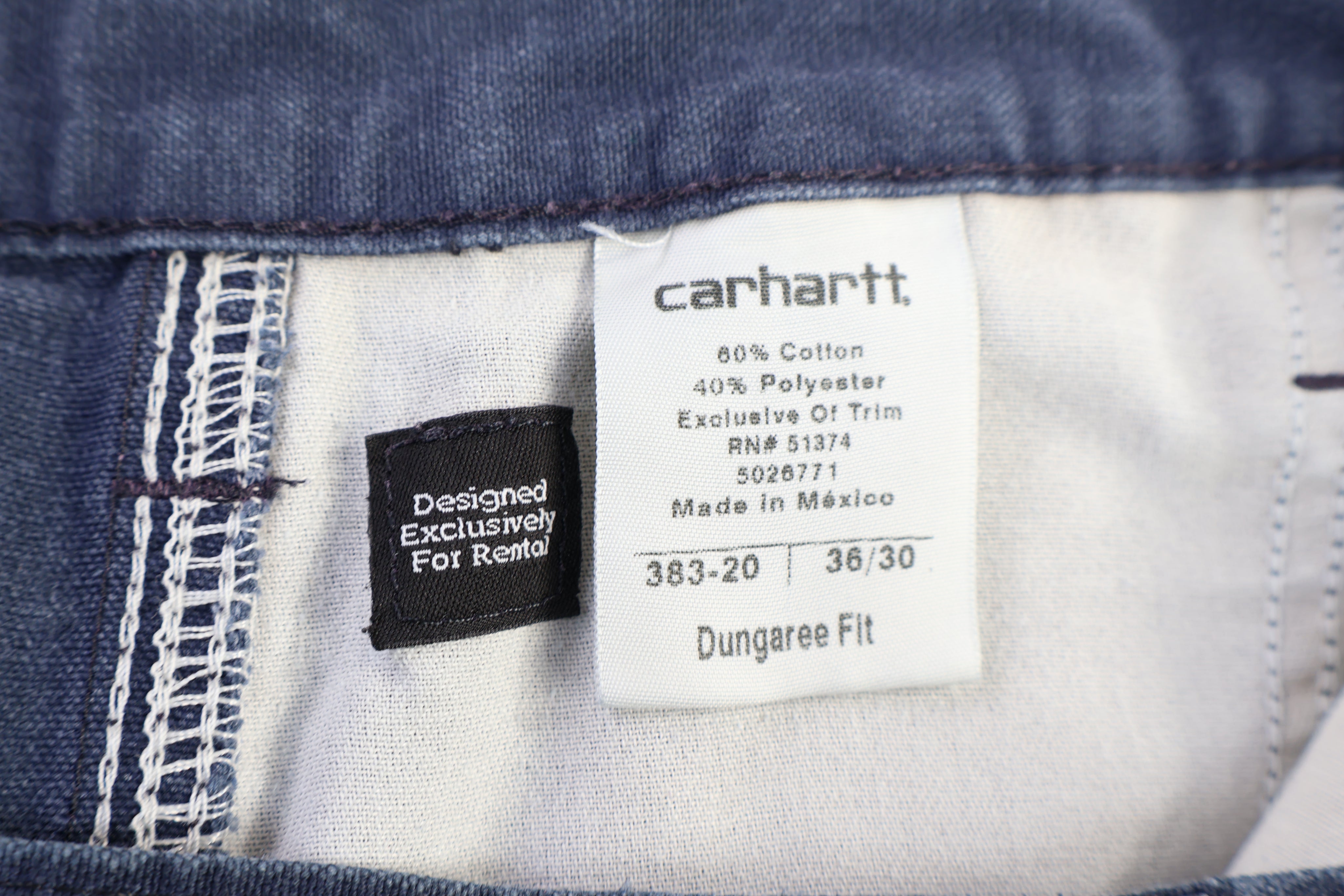 Carhartt Logo Patch Blue Pants