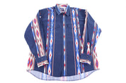 90's Wrangler Aztec Pattern LS Button Down