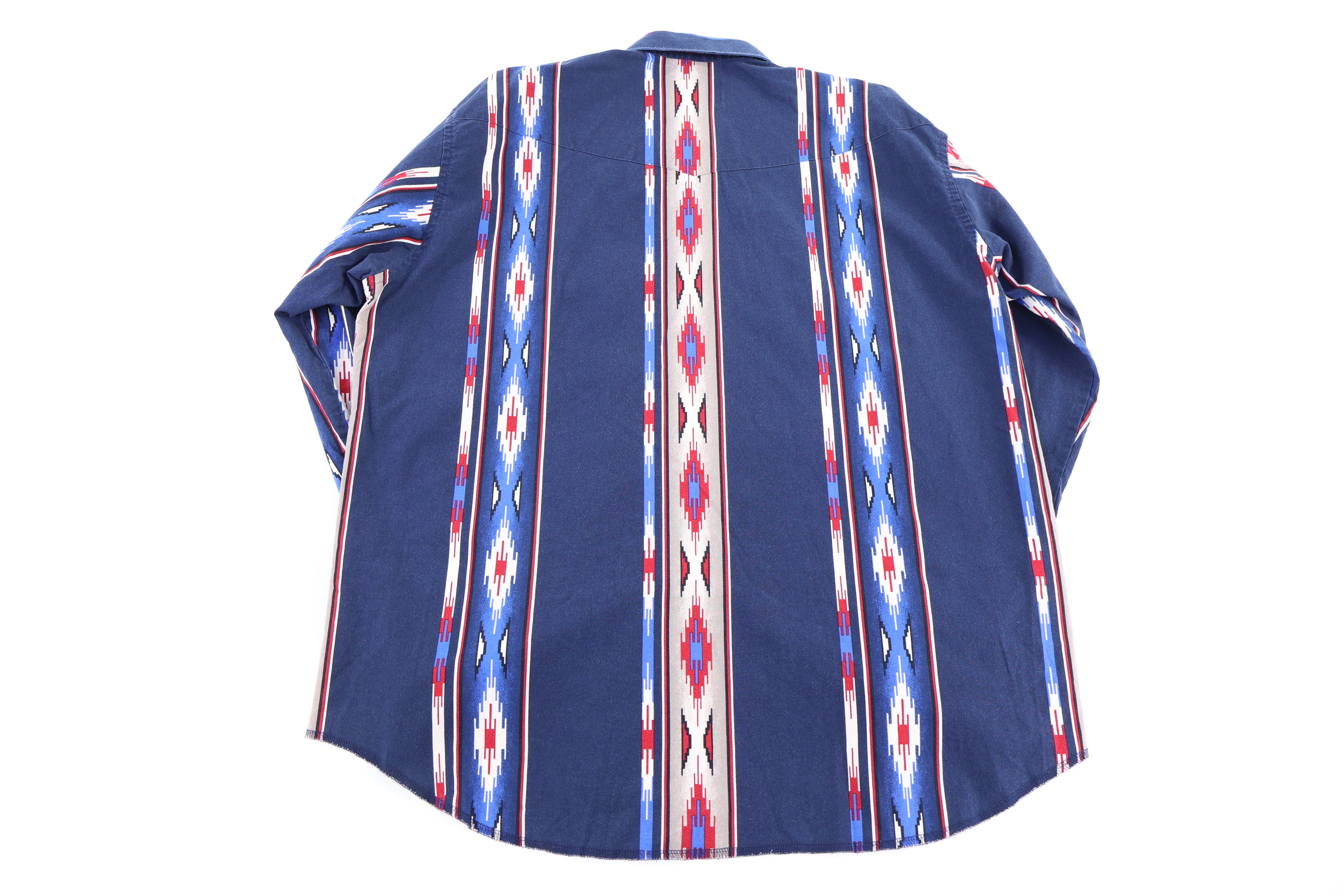 90's Wrangler Aztec Pattern LS Button Down