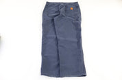 Carhartt Logo Patch Blue Pants
