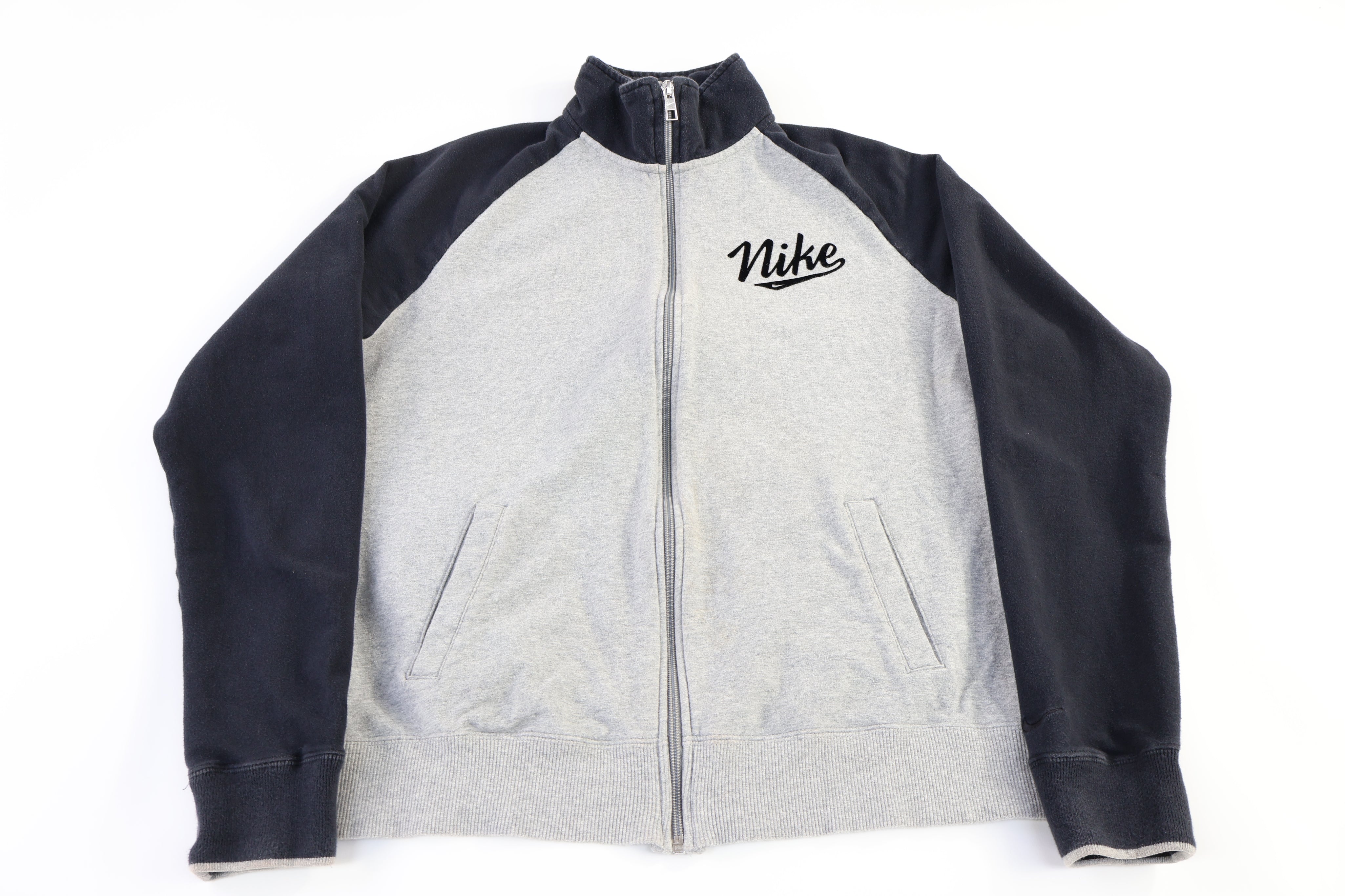 Women's Nike  Black & Grey Full Zip Track Jacket