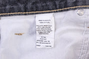 Dickies Logo Patch Grey Denim Shorts