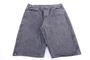 Dickies Logo Patch Grey Denim Shorts