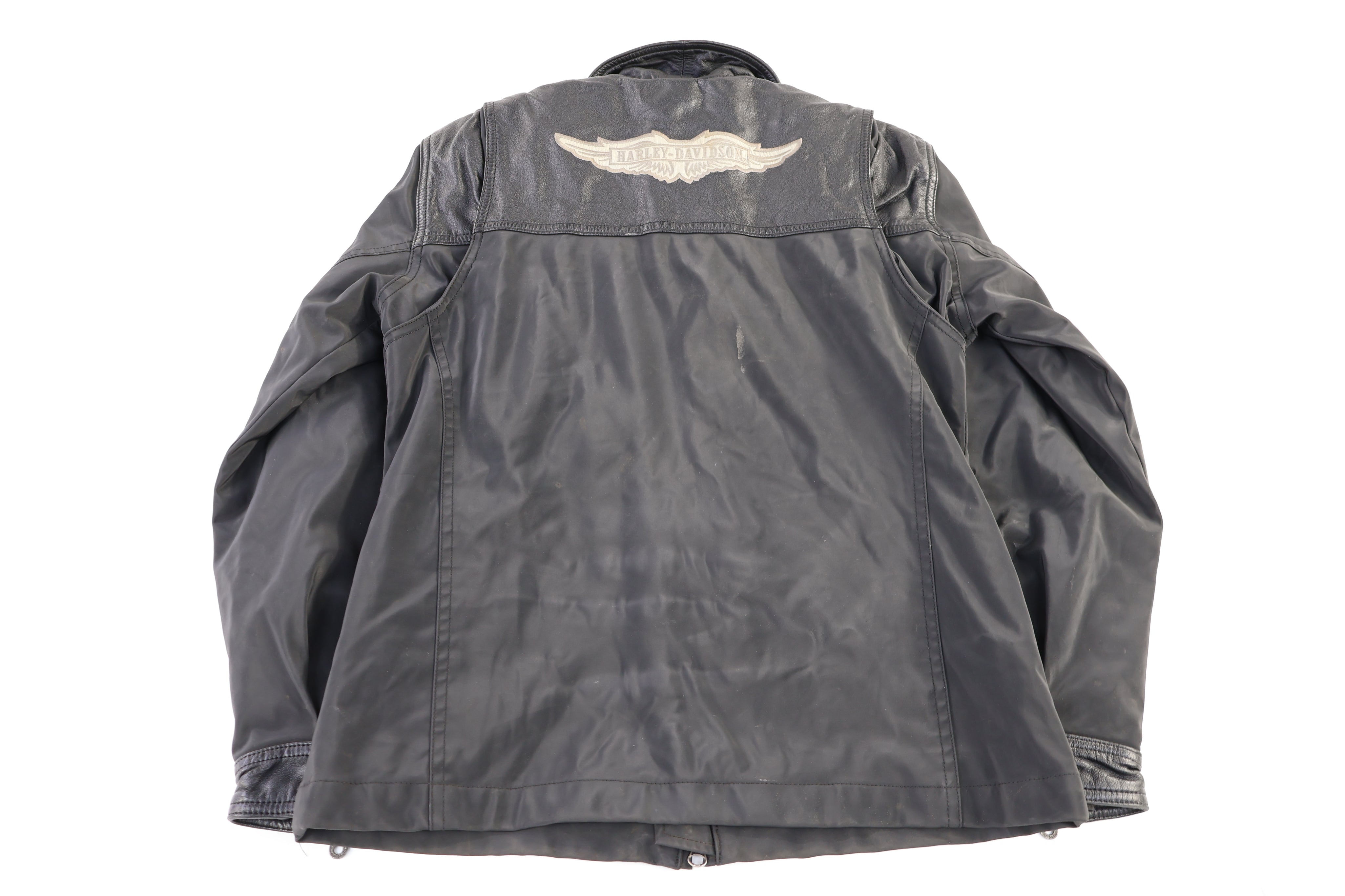 Vintage Harley Davidson Motorcycles Full Zip Biker Jacket