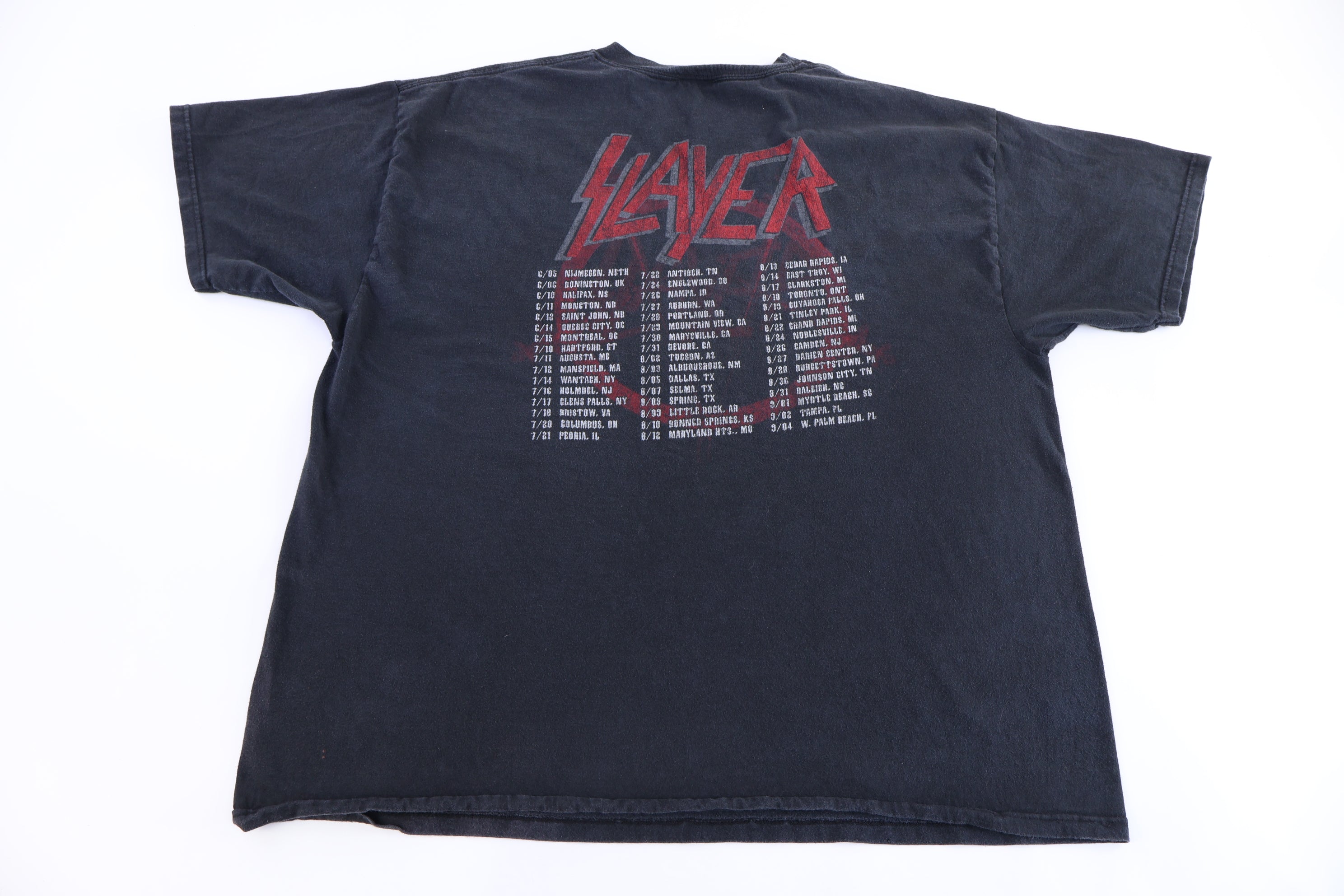 2004 Slayer Band Tour T-shirt