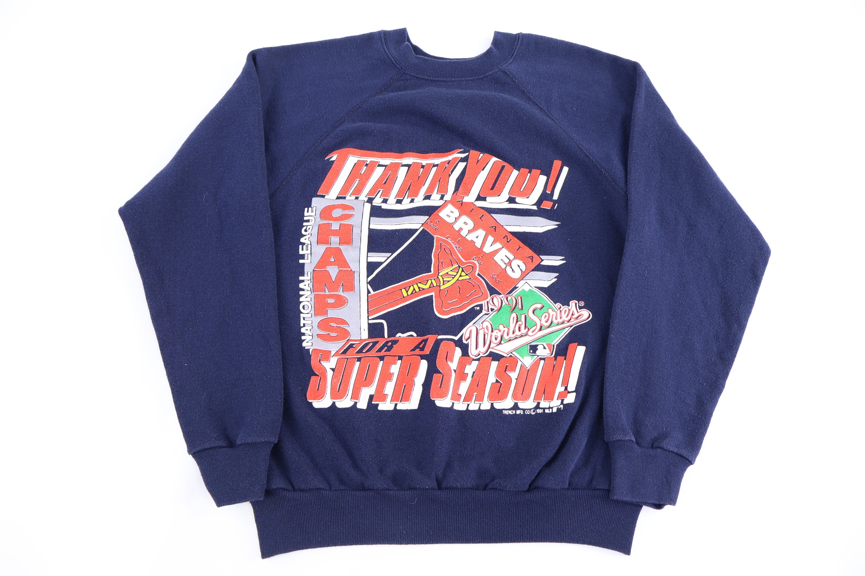 1991 Atlanta Braves World Series Sweatshirt