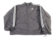90's Adidas Embroidered Logo Full Zip Jacket