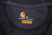 Carhartt Logo Patch Black Full Zip Jacket