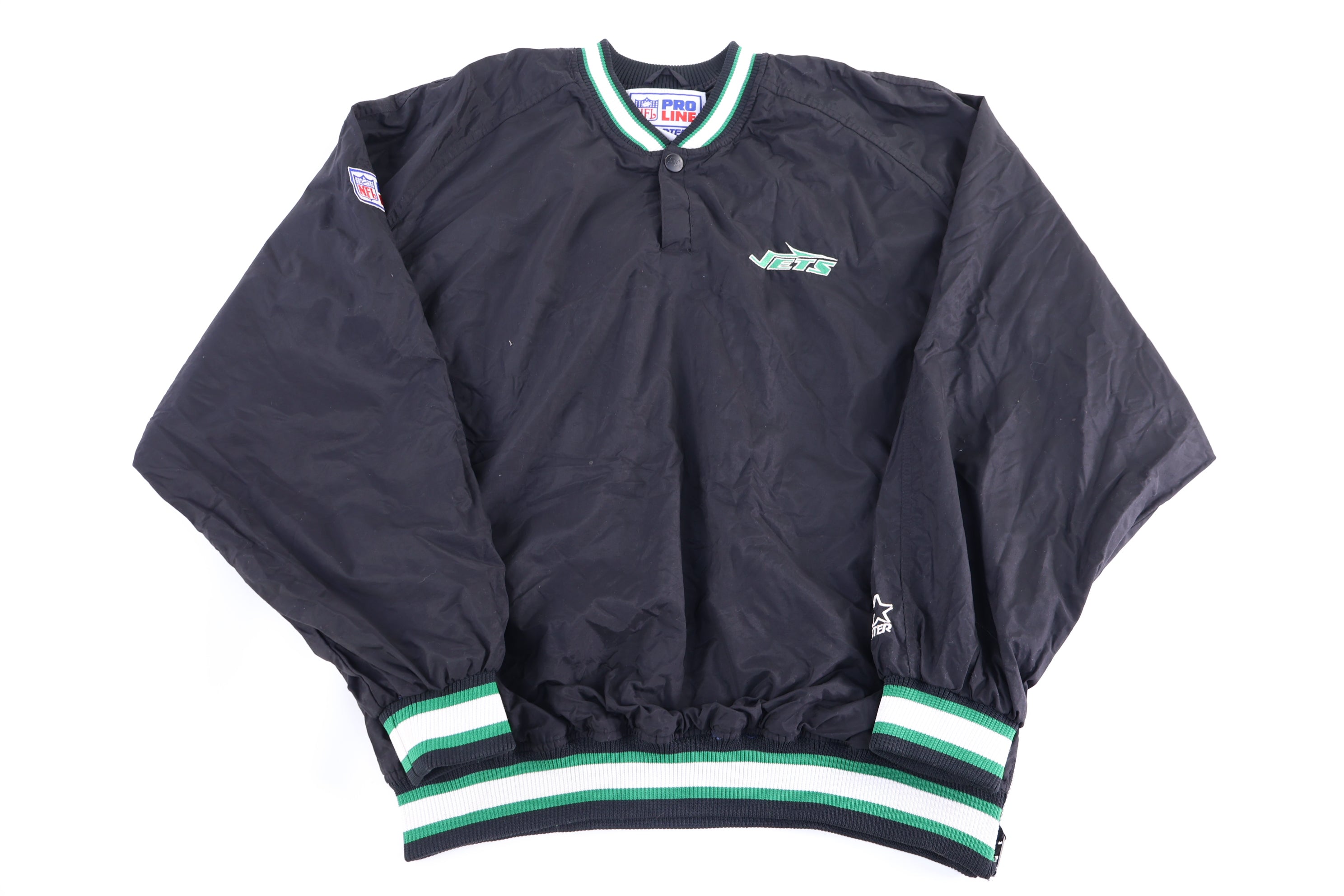 Vintage New York Jets Football Pullover Windbreaker
