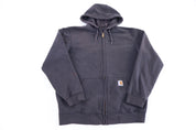 Carhartt Logo Patch Black Full Zip Jacket