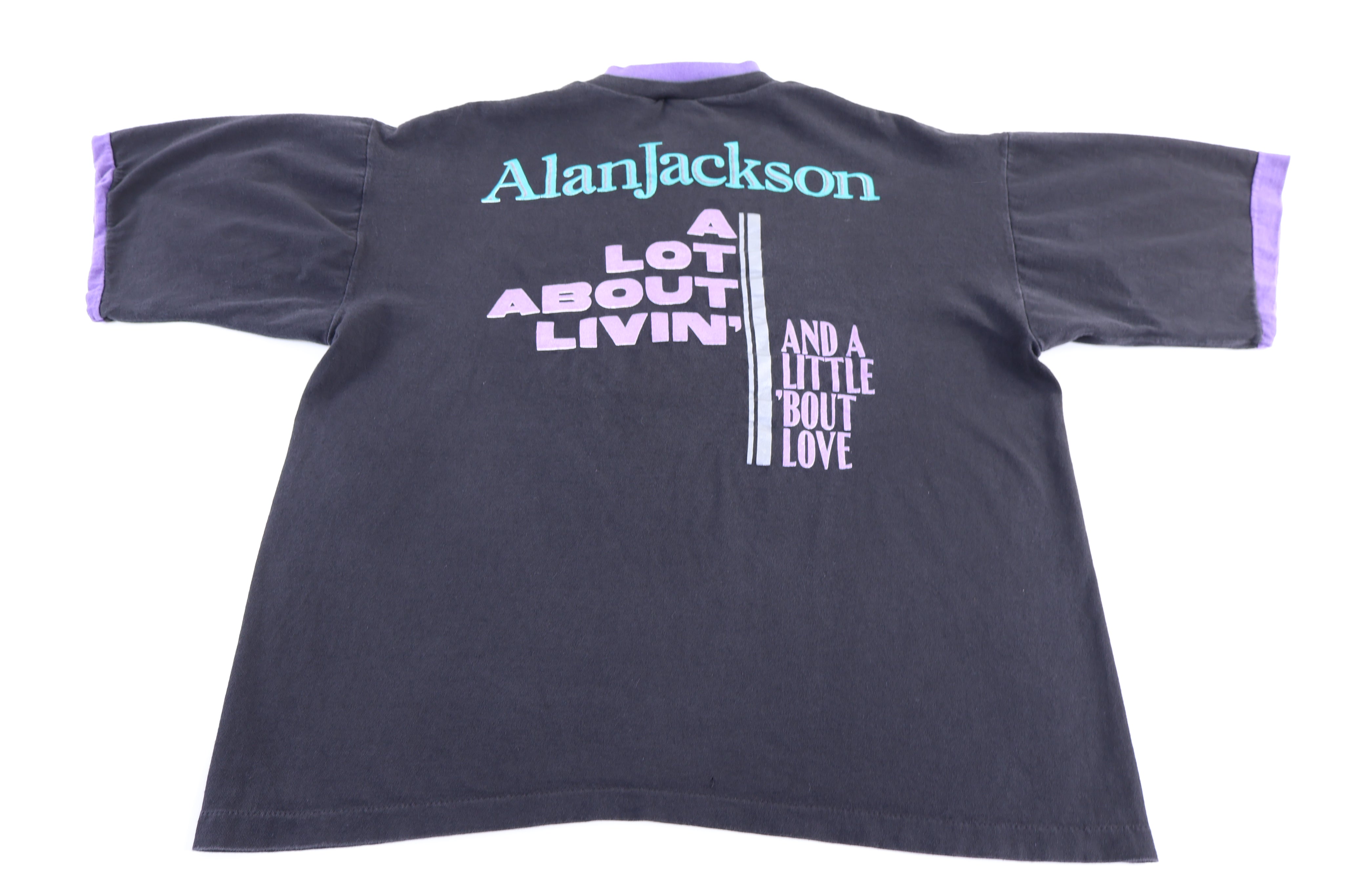 90's Alan Jackson A Lot About Living Tour T-shirt