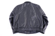 Vintage Wilsons Full Zip Black Leather Jacket