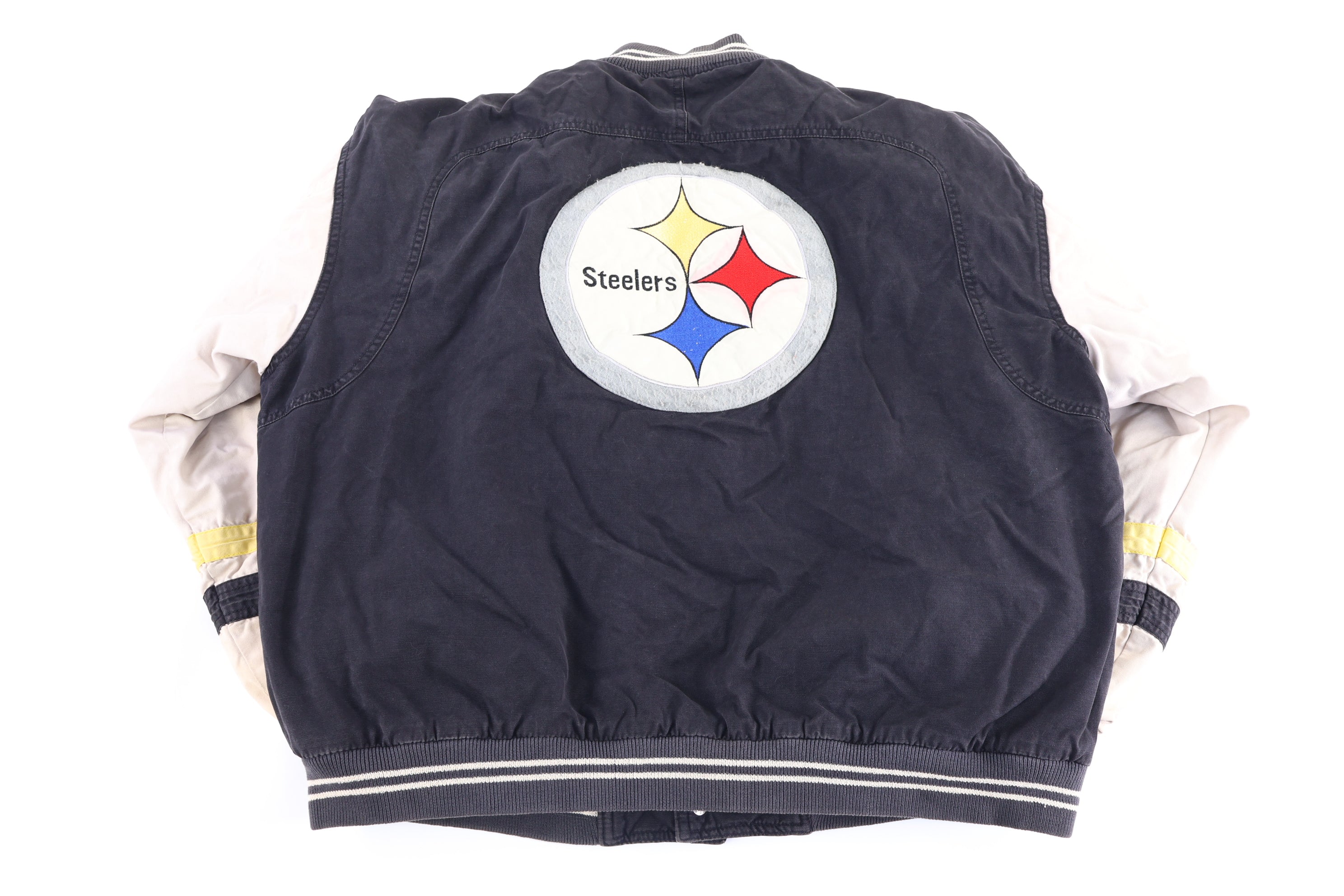 Vintage Mirage Pittsburgh Steelers Football Bomber Jacket