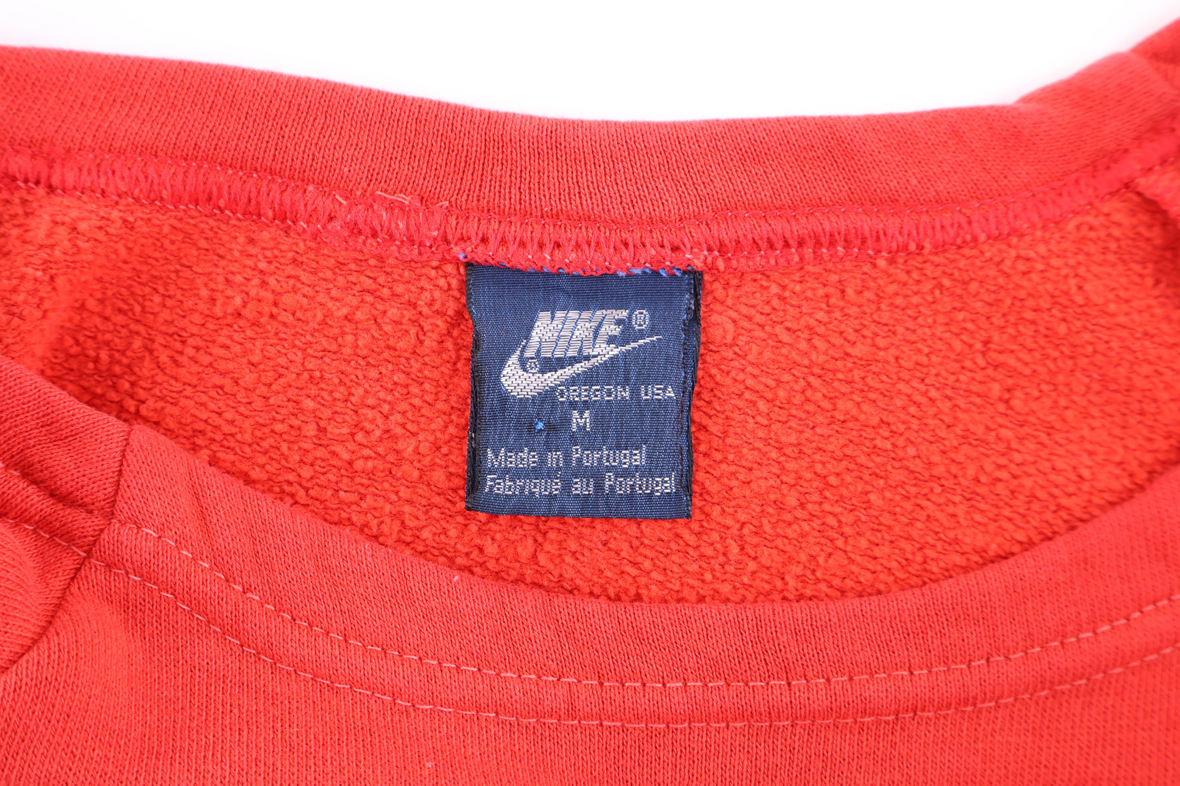 80's Nike Embroidered Logo Red Pullover