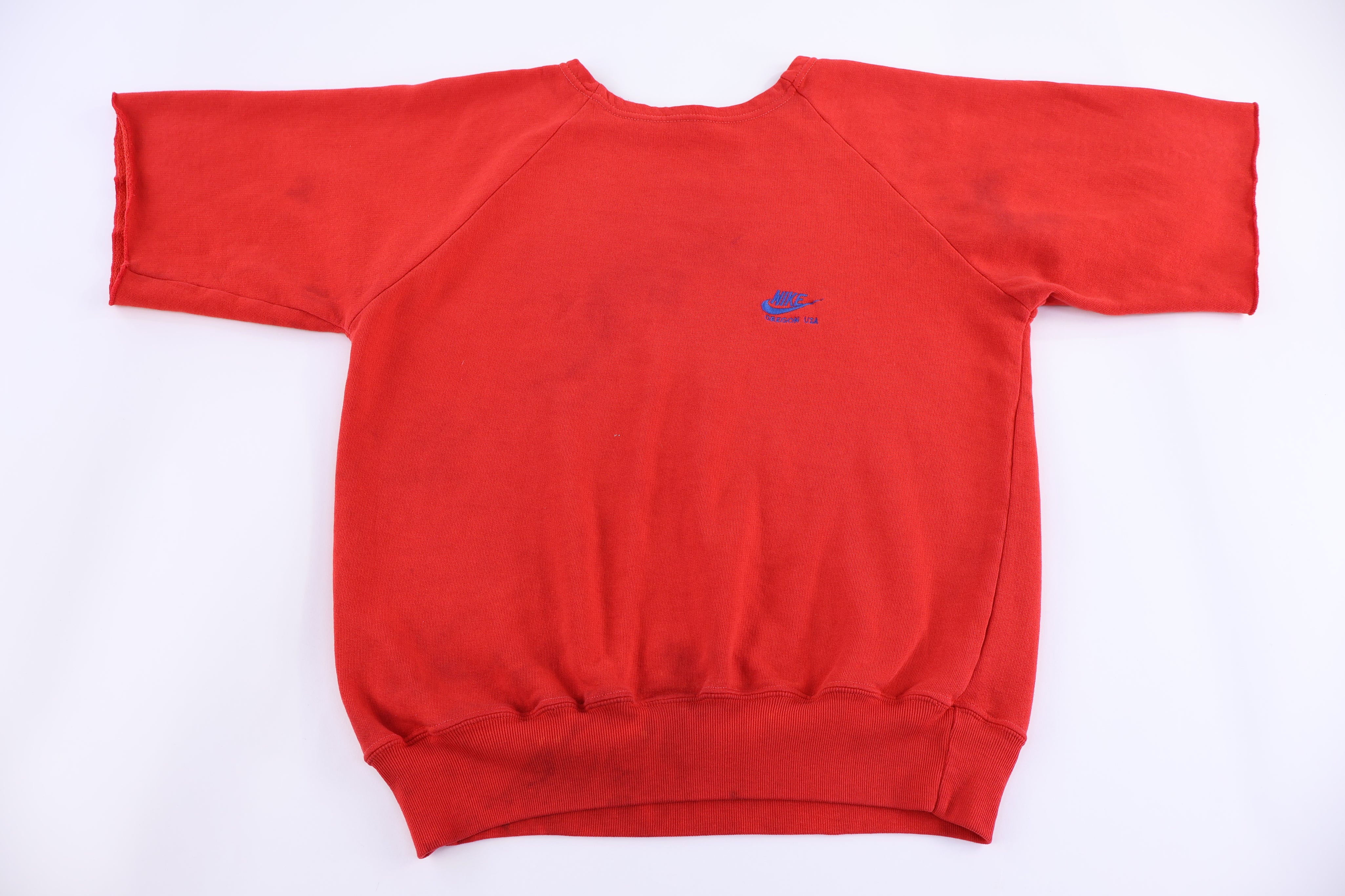80's Nike Embroidered Logo Red Pullover