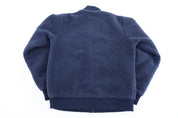 Patagonia Logo Patch Navy Sherpa Full Zip Jacket