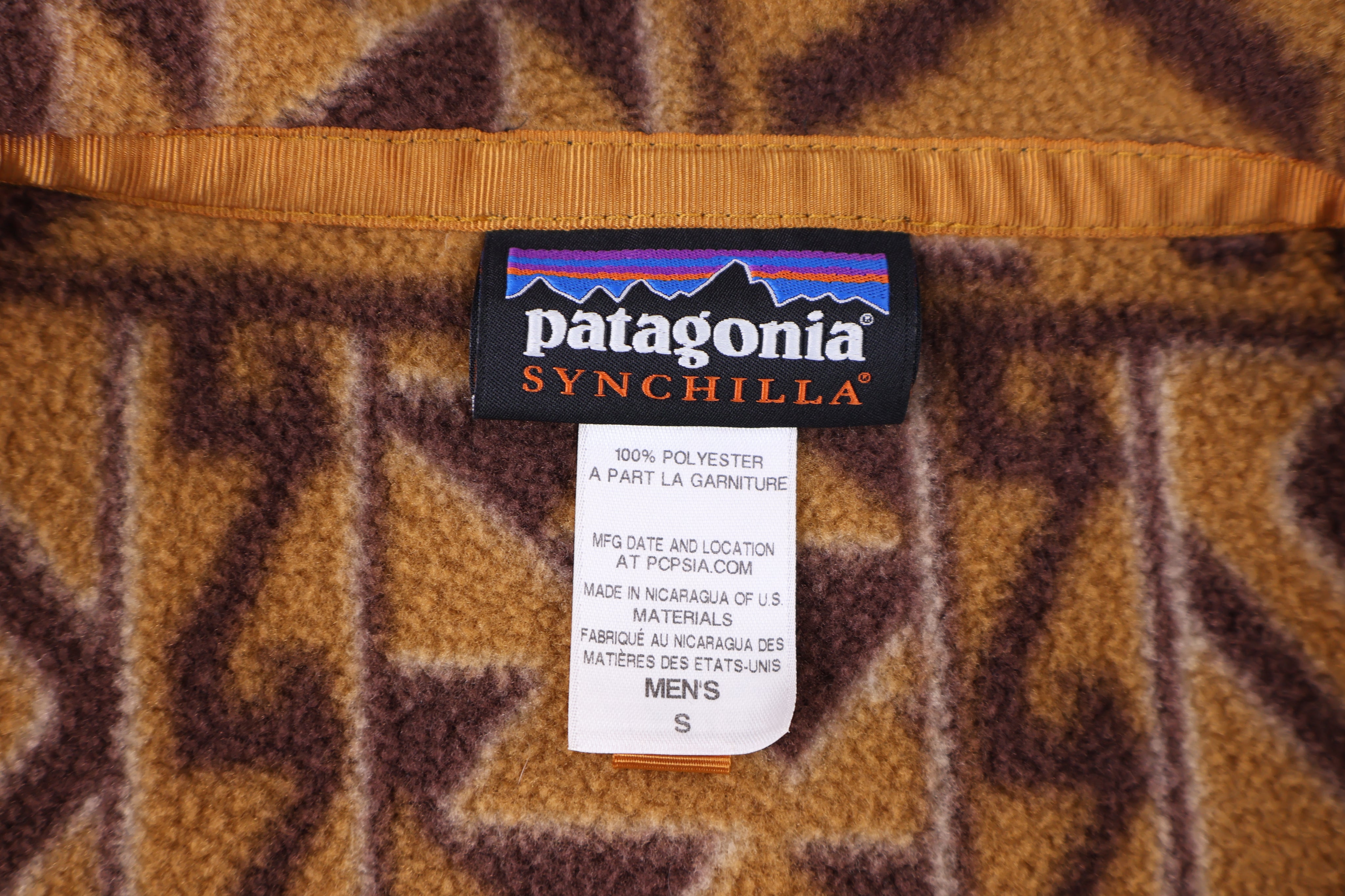 Patagonia Synchilla Logo Patch Snap-T Fleece Pullover