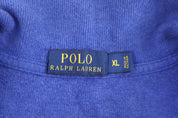 Polo Ralph Lauren Embroidered Logo Blue Quarter Zip Sweater