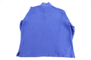 Polo Ralph Lauren Embroidered Logo Blue Quarter Zip Sweater