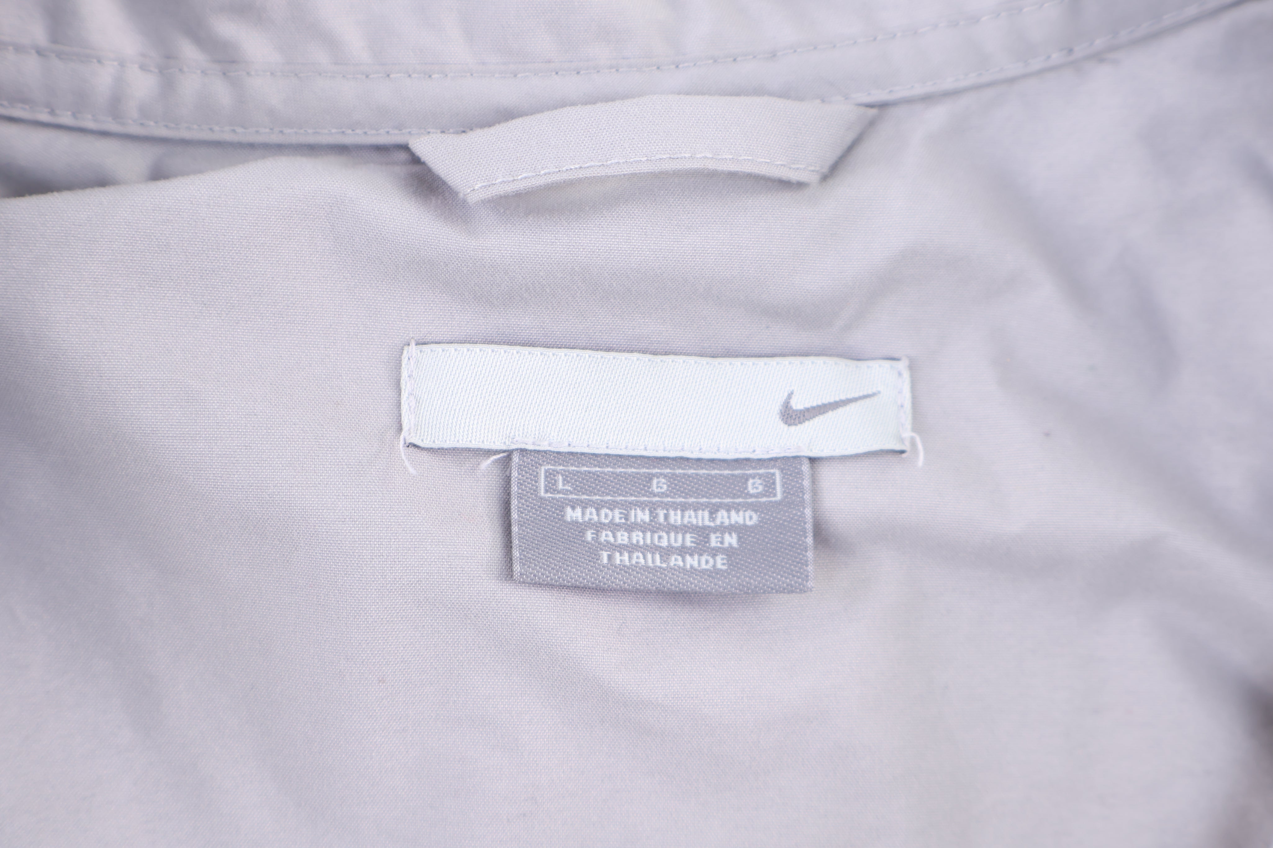 Vintage Nike Embroidered Logo Grey Full Zip Jacket