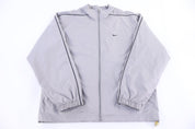 Vintage Nike Embroidered Logo Grey Full Zip Jacket