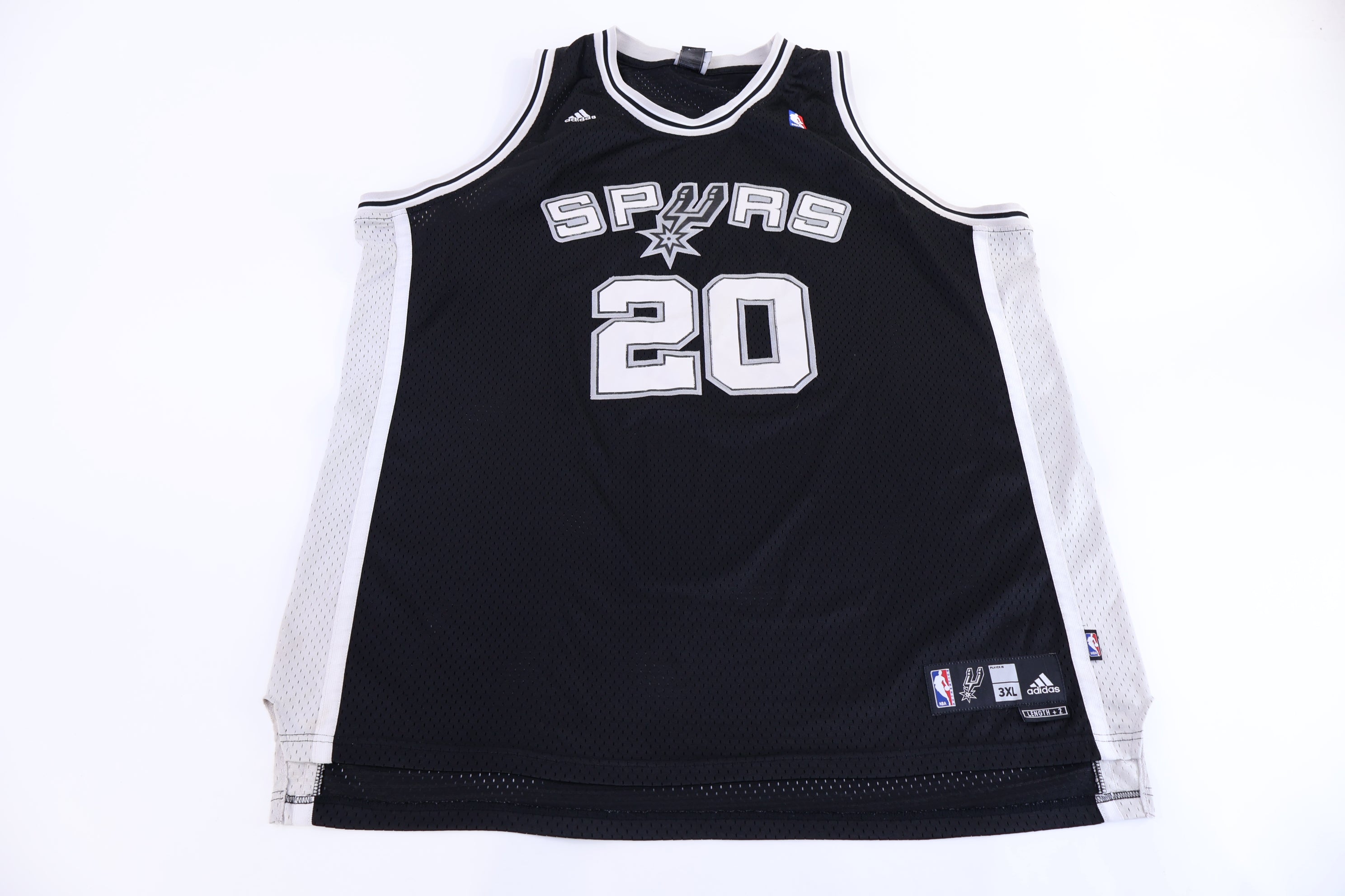 Vintage Adidas San Antonio Spurs Manu Ginobili Basketball Jersey