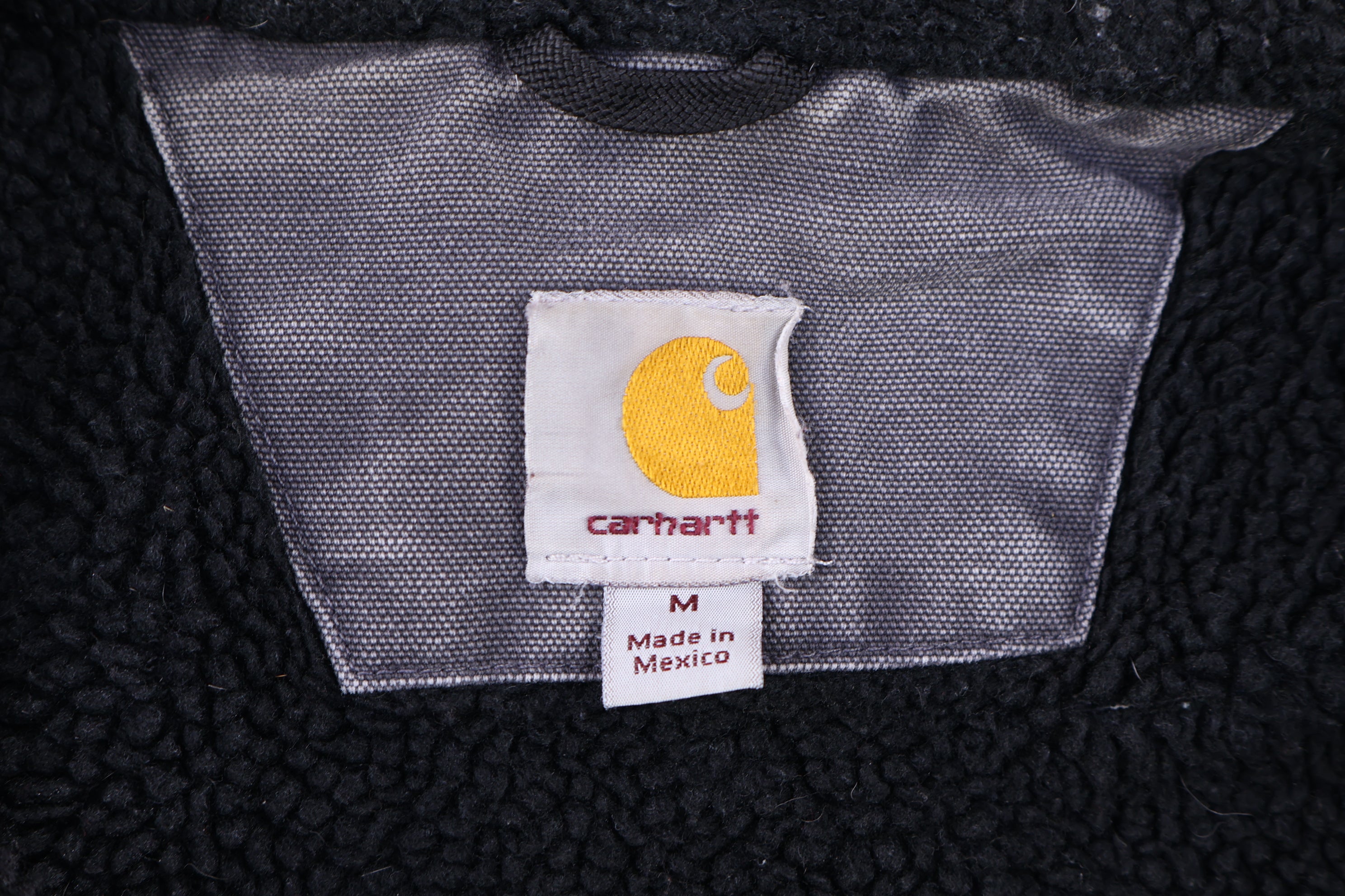 Carhartt Logo Patch Grey Full Zip Jacket
