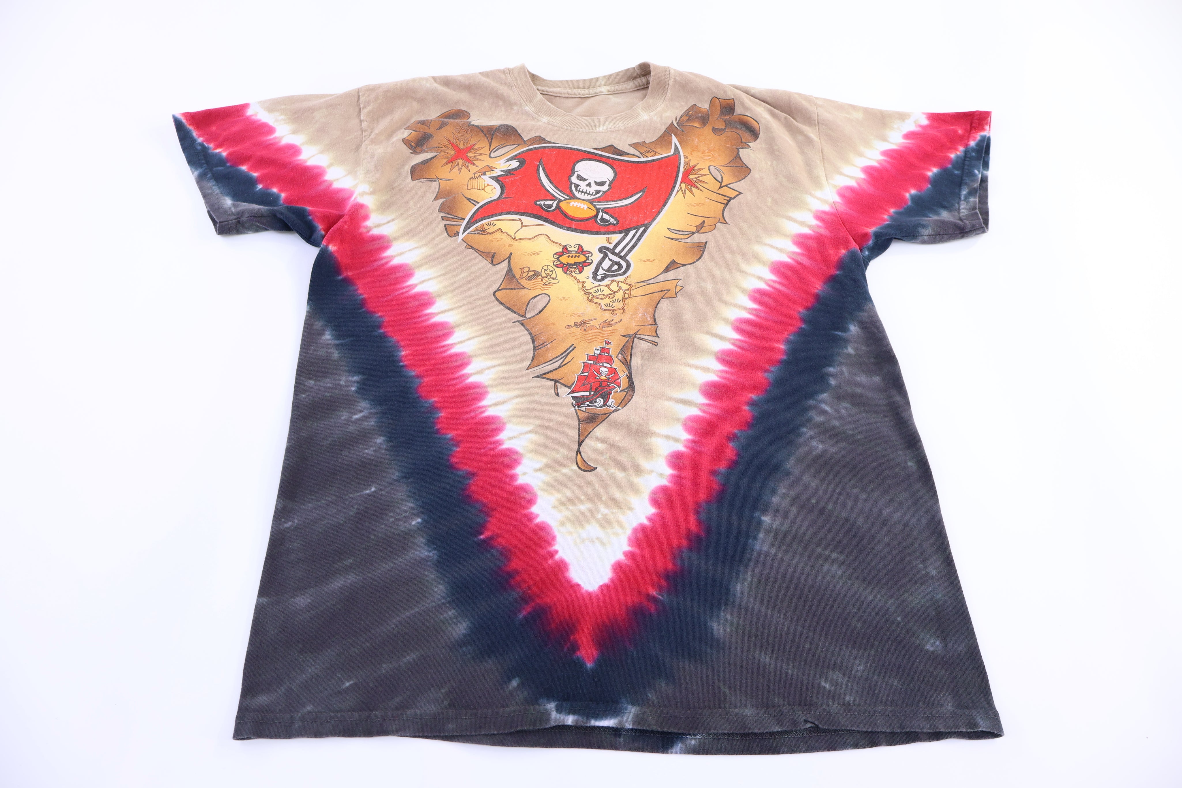 Vintage Tampa Bay Buccaneers Football Tie Dye T-shirt
