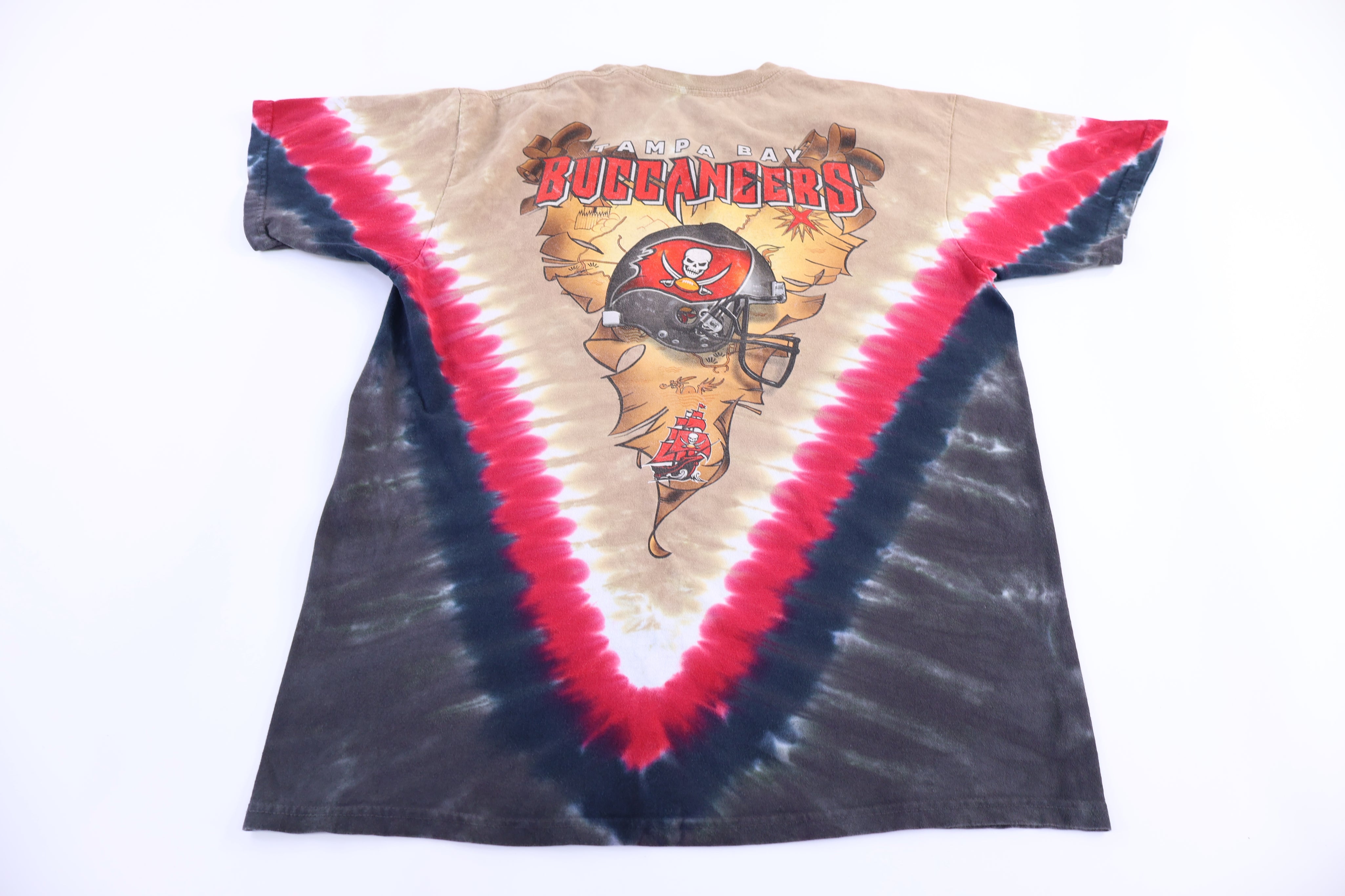 Vintage Tampa Bay Buccaneers Football Tie Dye T-shirt