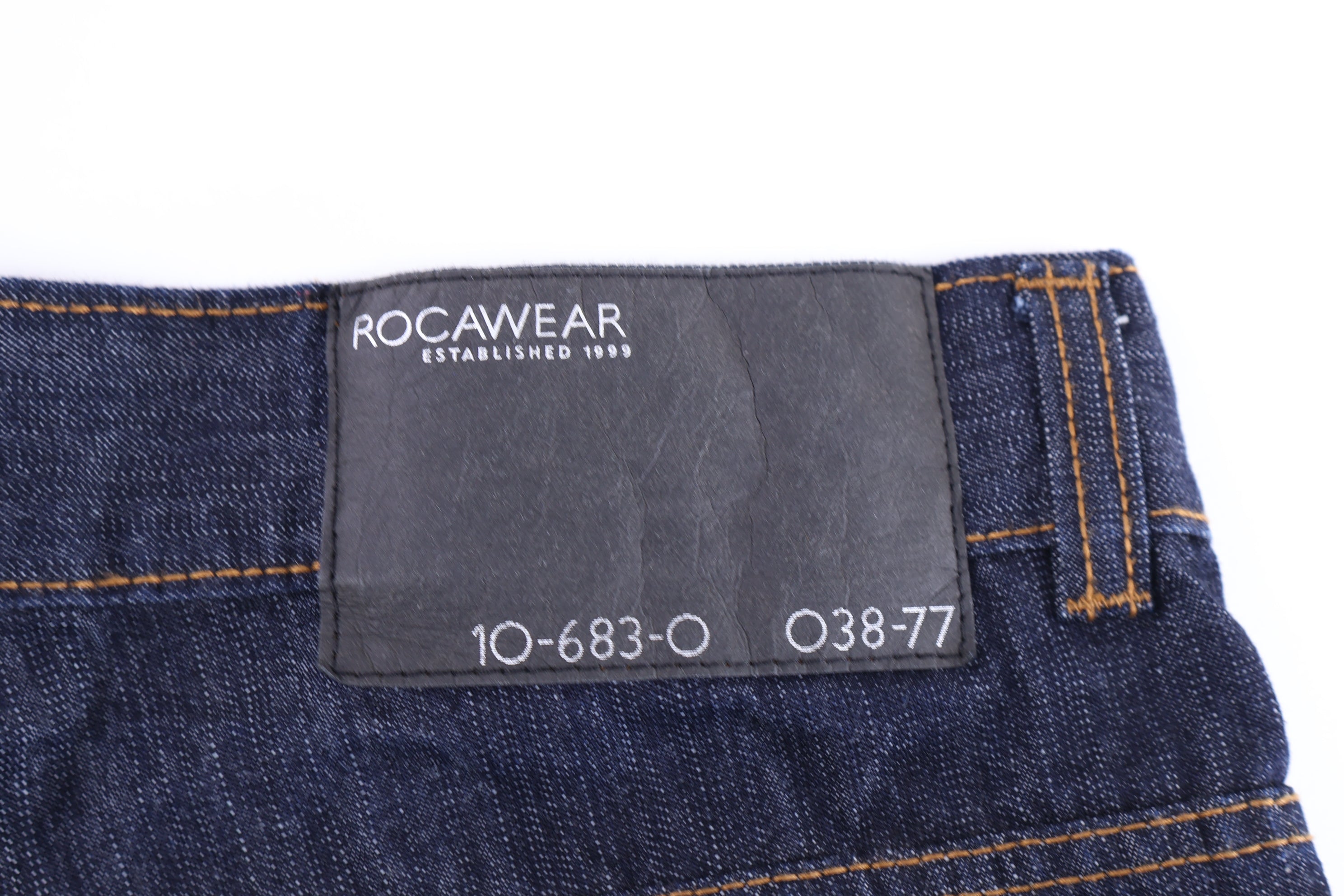 Y2K Rocawear Embroidered Dark Wash Denim Jeans