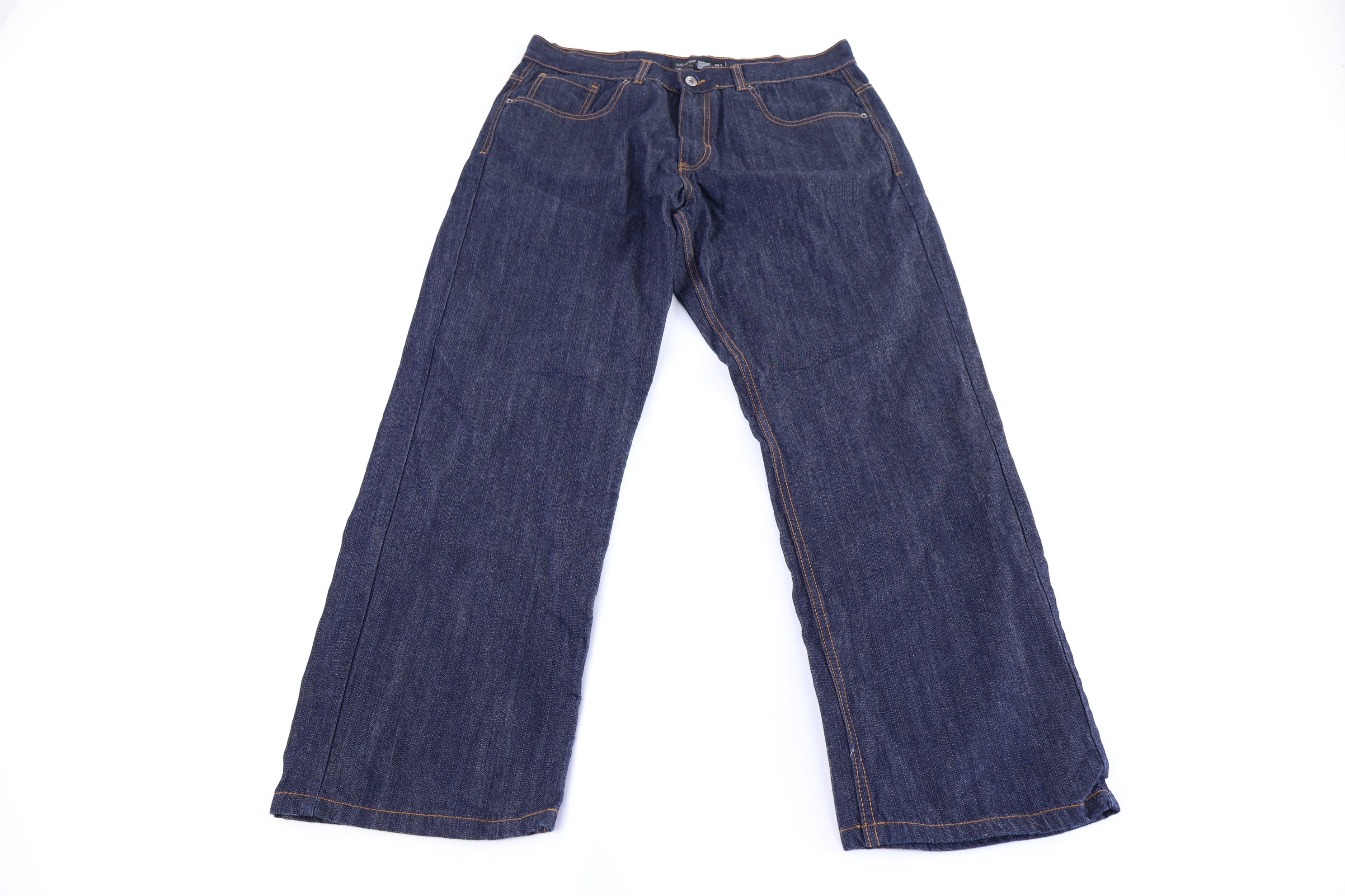 Y2K Rocawear Embroidered Dark Wash Denim Jeans
