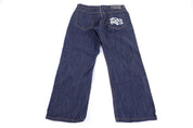 Y2K Rocawear Embroidered Dark Wash Denim Jeans