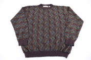 Vintage Crossings Multipattern Knit Sweater