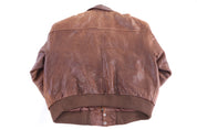 90's American Bound Brown Leather Jacket