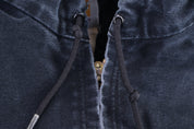 Carhartt Logo Patch Black Full Zip Jacket