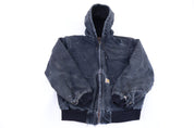 Carhartt Logo Patch Black Full Zip Jacket